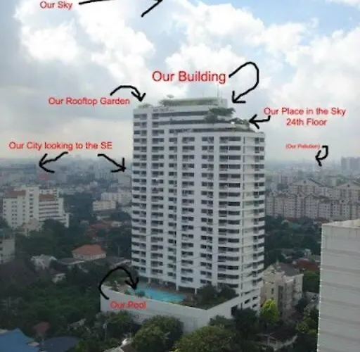 Stunning 24th Fl Terrace Penthouse! Apartment Bangkok